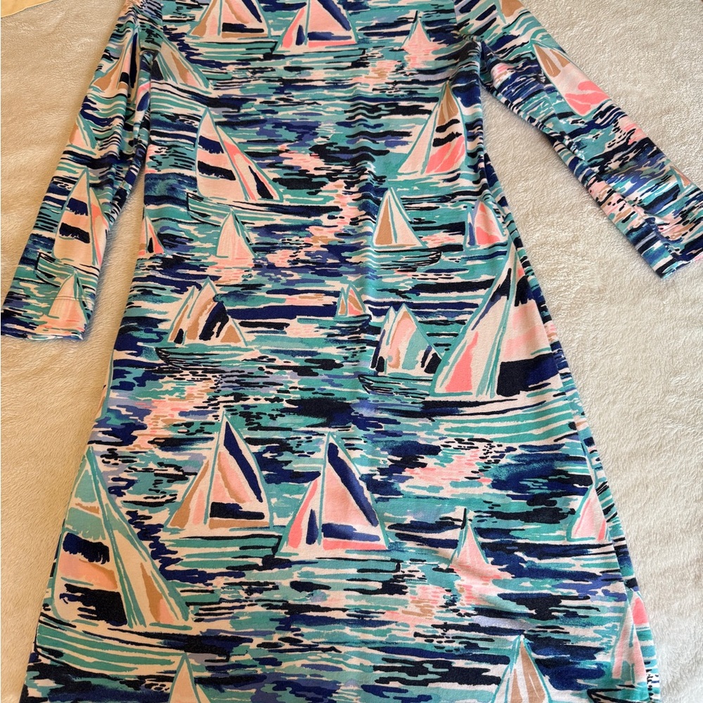 Lilly Pulitzer Sailboat Print Dress